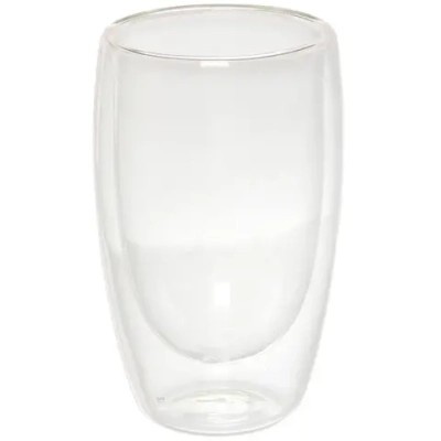 Стакан стеклянный с двойными стенками 450мл «Хай-Тек» классика