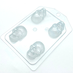 Форма для шоколада ЧЕРЕП МИНИ, пластик