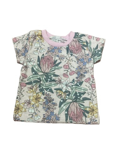 Футболка на девочку из кулирки (100% хлопок) на рост 62 см