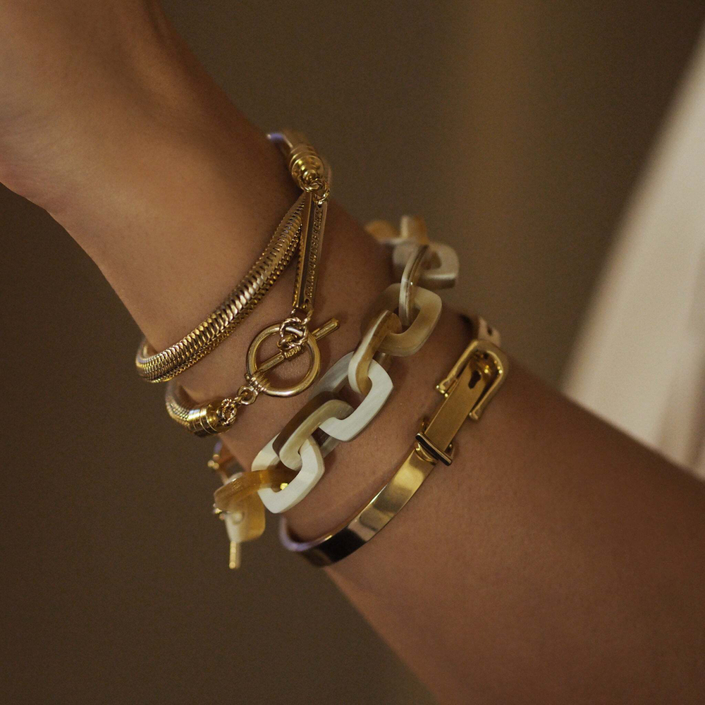 horn chain bracelet