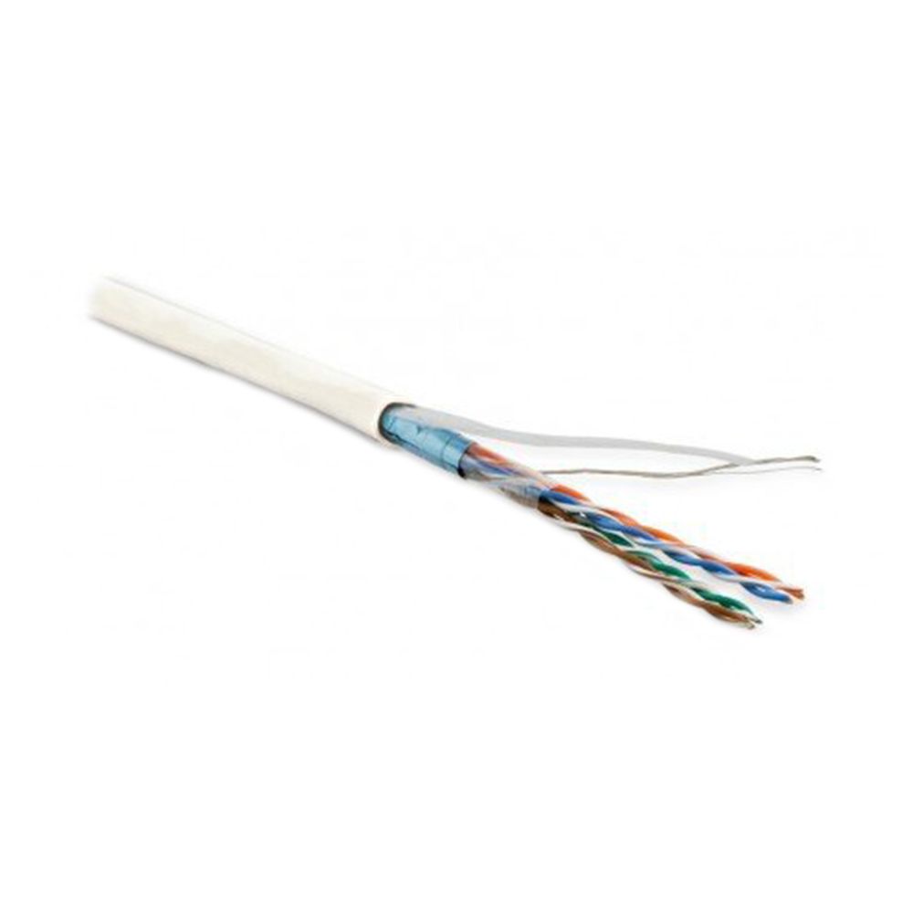 FUTP4-C5E-P26-IN-LSZH-WH-100 F/UTP кат.5е, 4 пары, 0,48 LSZH нг(А)-HF кабель витая пара Hyperline