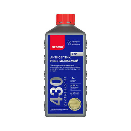 Неомид 430 Eco  (1 кг.) - невымываемый консервант для древесины