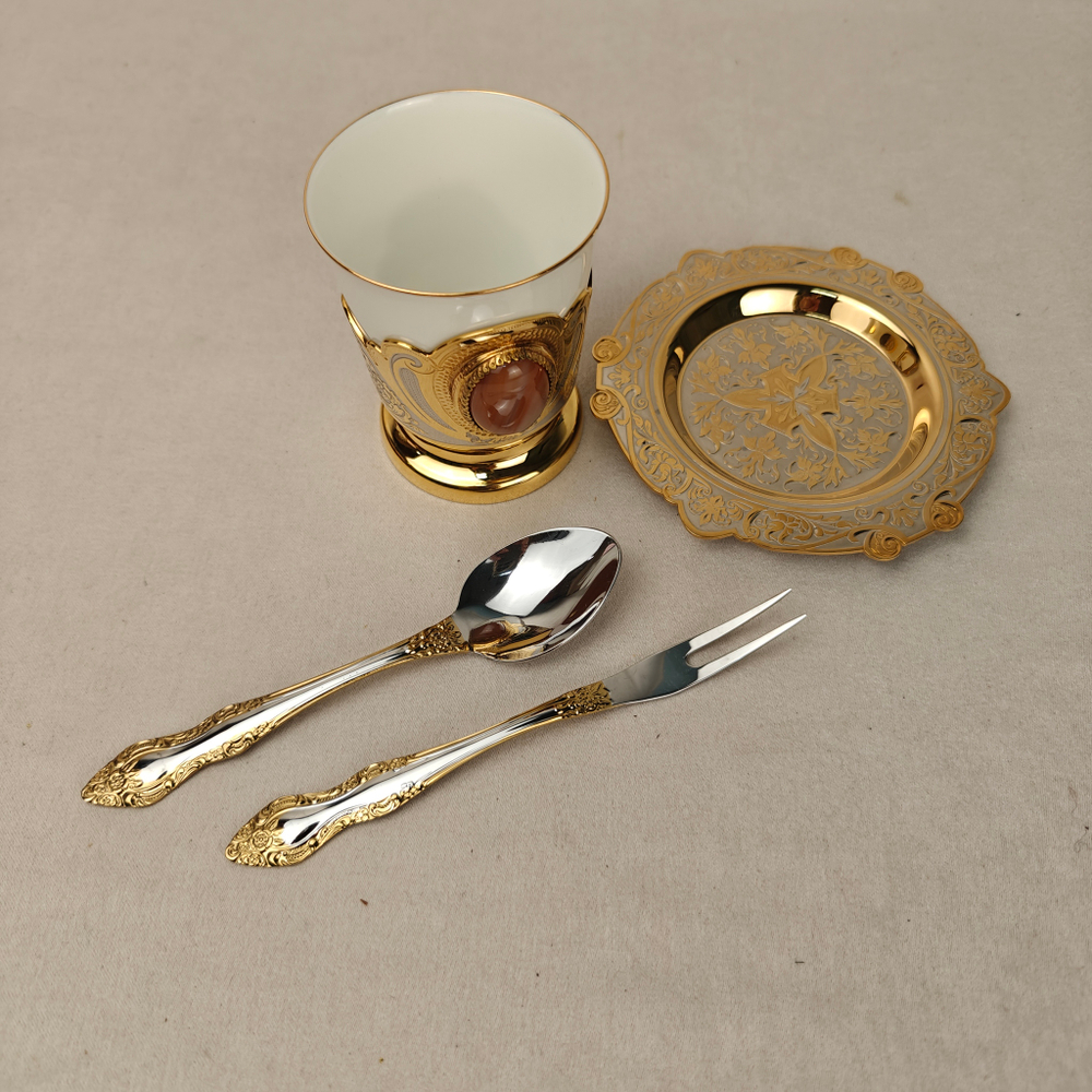 Чайно/кофейный набор "Агат" Златоуст