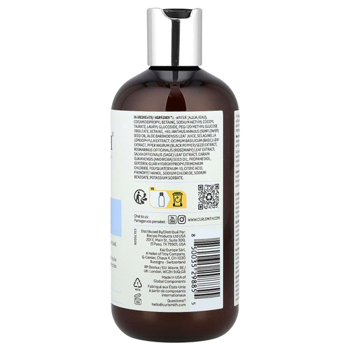 Curlsmith, шампунь без отдушек, для всех типов локонов, 355 мл (12 жидк. унций)