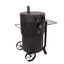 Угольный гриль-коптильня Oklahoma Joe's Drum Bronco Pro Black, Ø 54 см