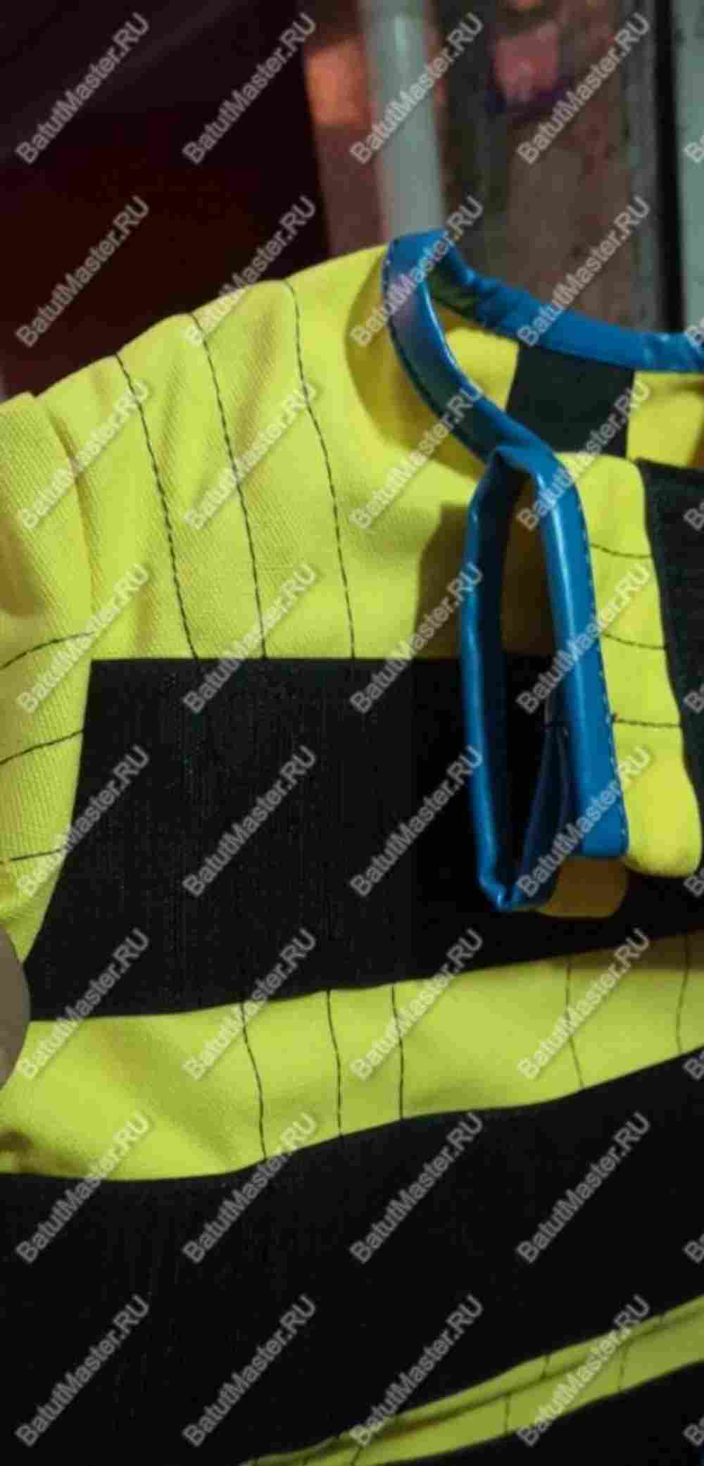 Липучий костюм желтый, размер S, для роста 1м-1.3м