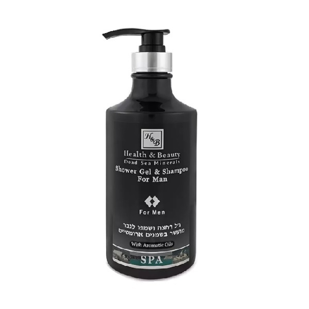 Шампунь-гель мужской для душа Health&Beauty for Man 780мл