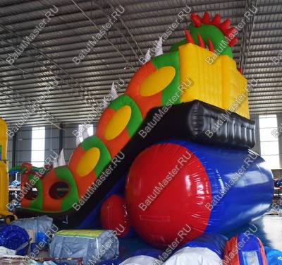 Батут-горка "Дракон 2", 11*6*9 м