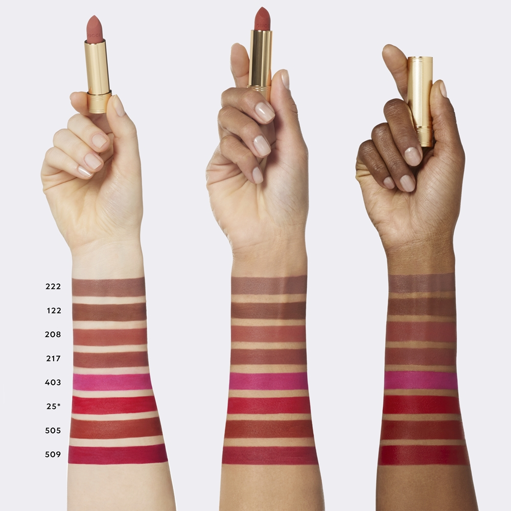 Gucci Gucci Beauty Rouge a Levres Matte Lipstick - Матовая помада оттенок 208 They Met in Argentina, 3 g