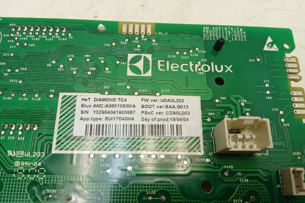 EW6S4R06W кт144 Модуль индикации для стиральной машины Electrolux EW6S4R06W б/у