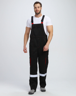 Костюм Нейч-2 СОП с капюшоном К. (тк.Смесовая,210) п/к, черный/красный