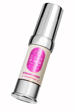 Стимулирующий бальзам для клитора Clit Pwr с ароматом клубники