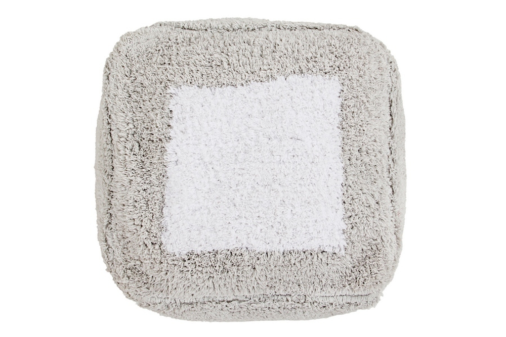 Пуф Lorena Canals Marshmallow Square Pearl Grey (18 x 30 x 39 см)