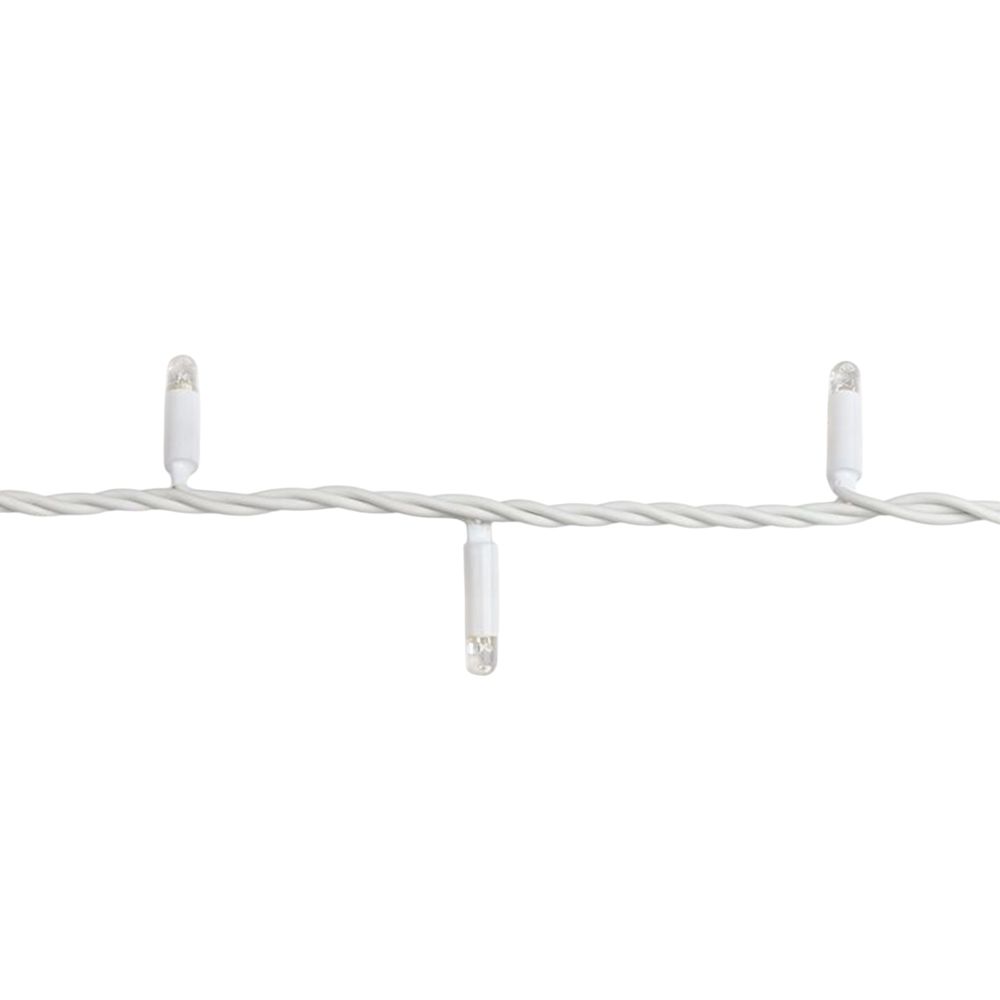 ULD-F90PRO S5M-050-SWK WW Гирлянда светодиодная. 5м. без вилки. Статическое свечение. Соединяемая. 50 светодиодов. Теплый белый свет 2700K. IP67. Провод белый. ТМ Uniel