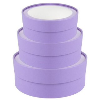 Коробка Круг с окном  30*16см.Фиолетовый 1шт.