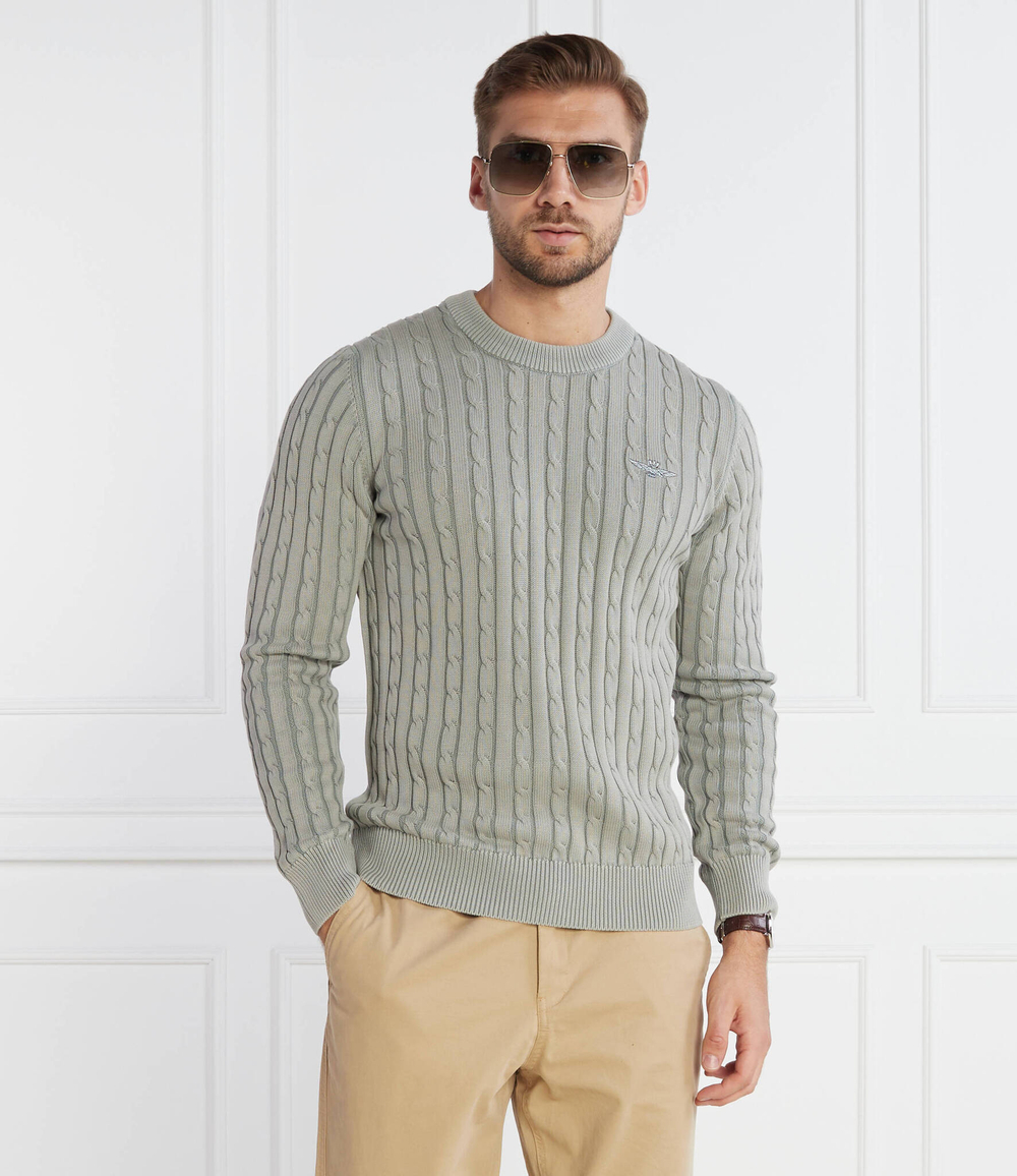 Свитер Aeronautica Militare - серый(MA1407L475)