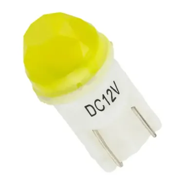 Лампочка светодиодная T10-3D Ceramic 12v желтая KING T10-3D Ceramic Y
