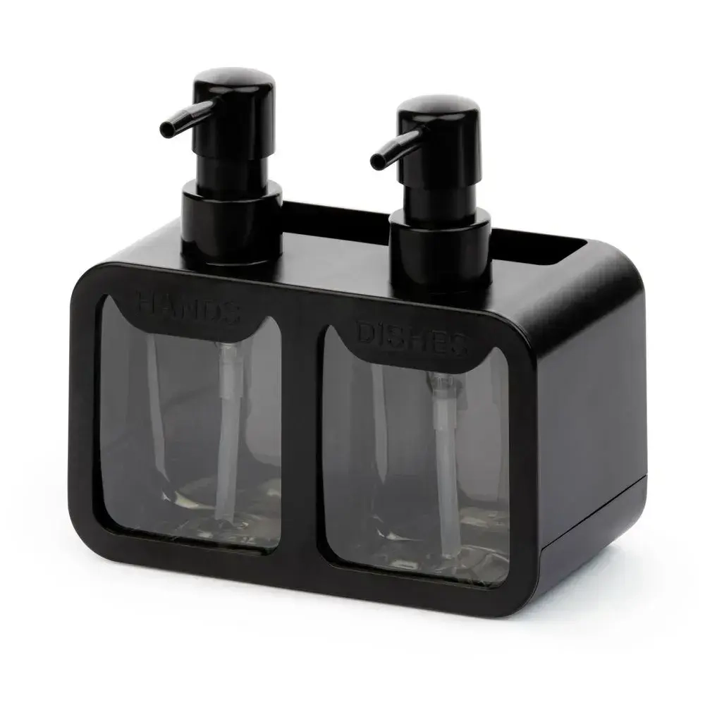 Дозатор для моющего средства и мыла, чёрный (комплект 30 шт)