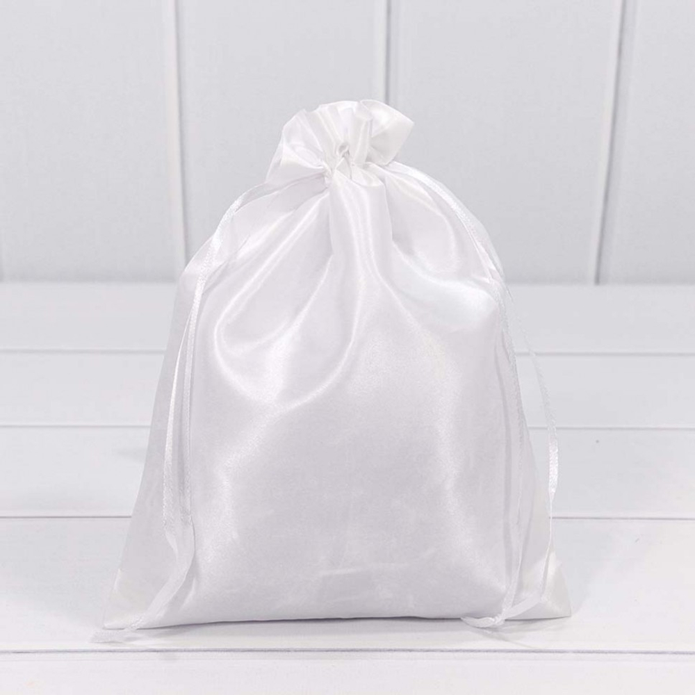 Мешочек 18х23см Атлас (Белый)