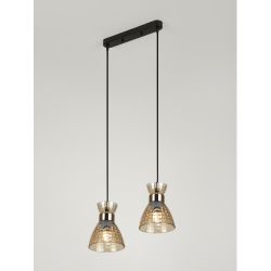 Светильник подвесной (подвес) Rivoli Iris 9186-302 2хЕ27 60 Вт модерн | Rivoli