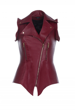 Жилет бордовый 29-17SS