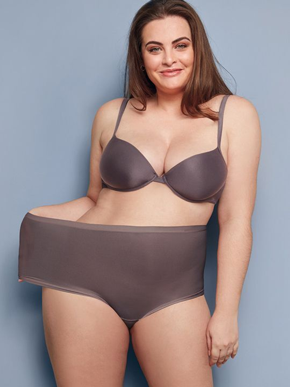 Эластичные plus size трусики Flexie Adapt (Размер: XL-XXL-XXXL) (Цвет: какао)