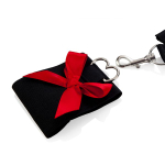 Фиксаторы с красными бантиками Hog-Tie (Цвет: черный)