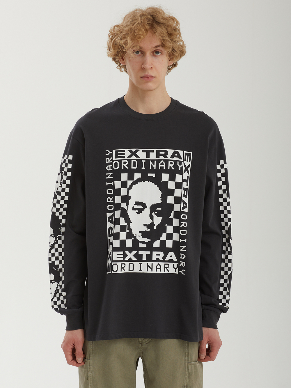 Мужской Лонгслив Human Bitmap
