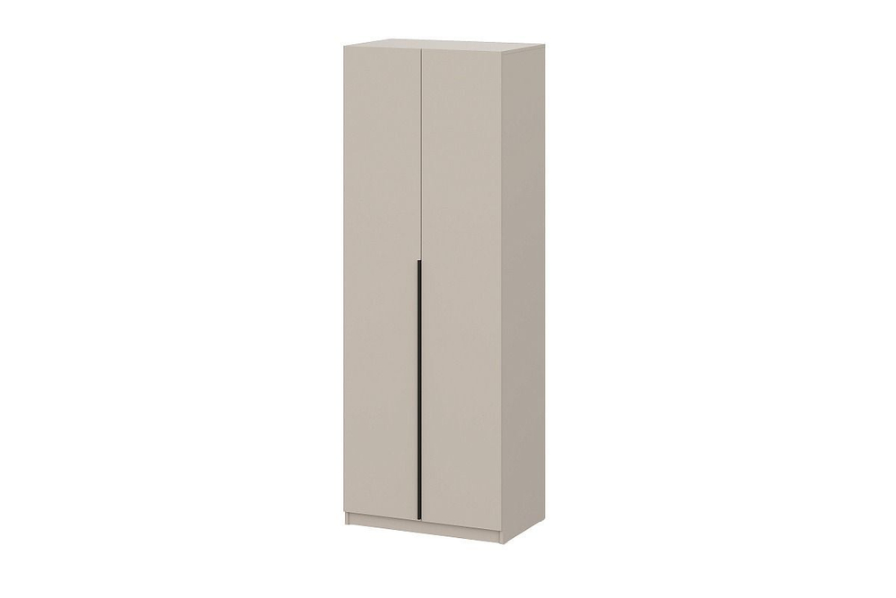 Шкаф для одежды Меланж, ЛДСП, 80 см x 51 см x 221 см, распашной, с полками