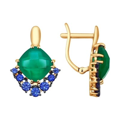 Серьги Au 585 (724252)