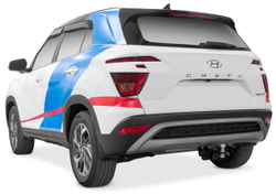 Фаркоп под квадрат Berg для Hyundai Creta, шар E, 1300/75 кг, F.2312.003