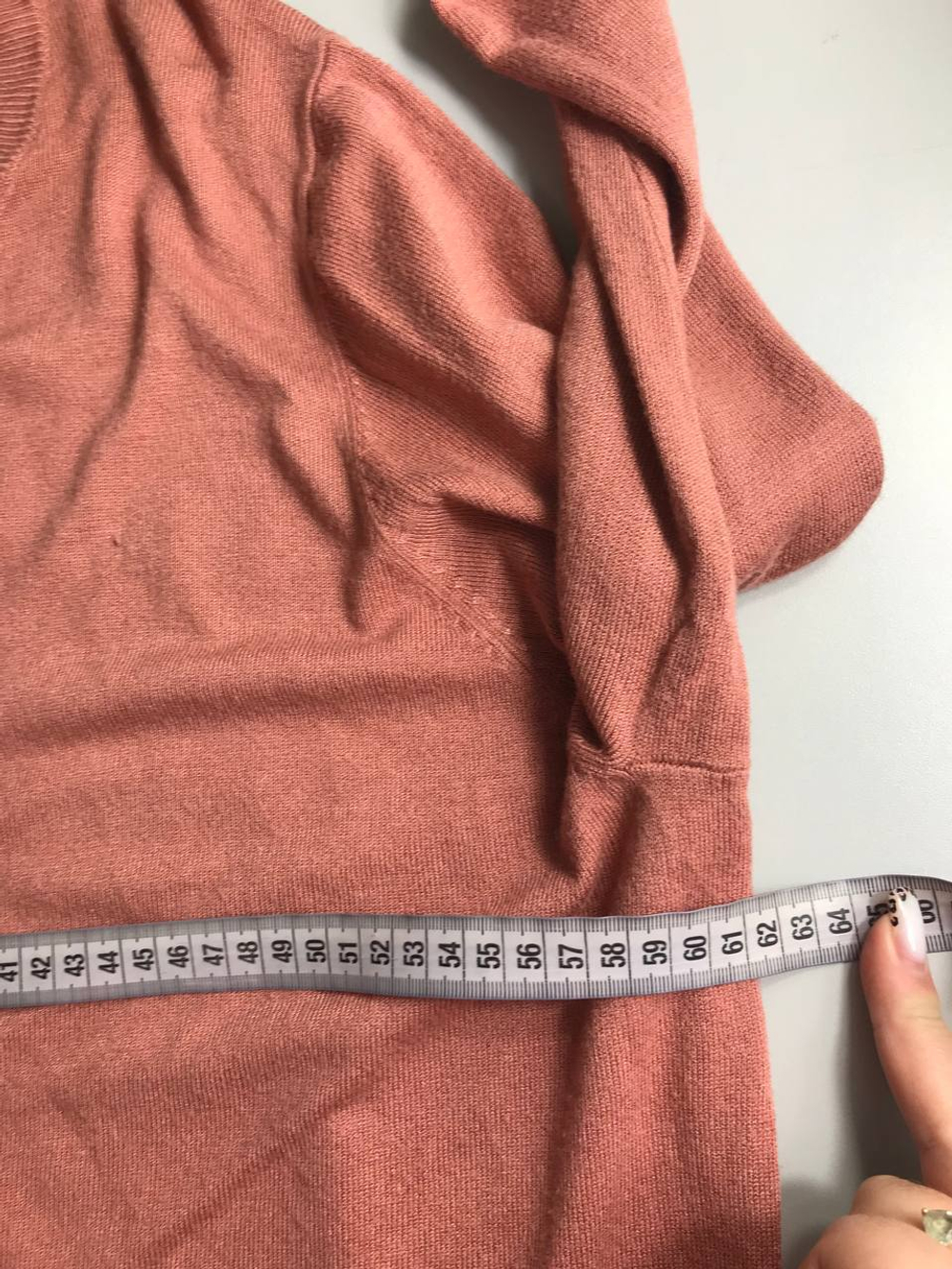 Кардиган Marks&Spencer терракотового цвета, маркировка 50, визуально на 56 размер