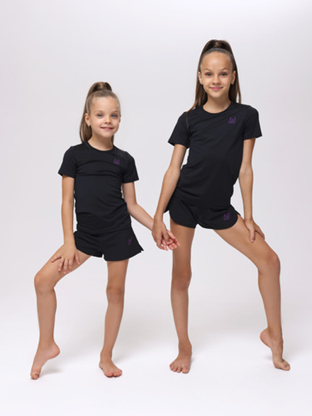 Футболка черная из микрофибры