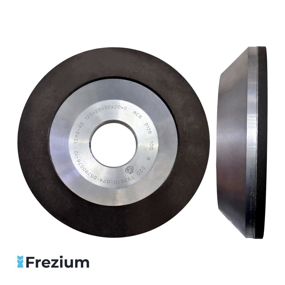 Круг чашечный алмазный шлифовальный 125x32x20x5x28 AC6 125/100 12A2-45