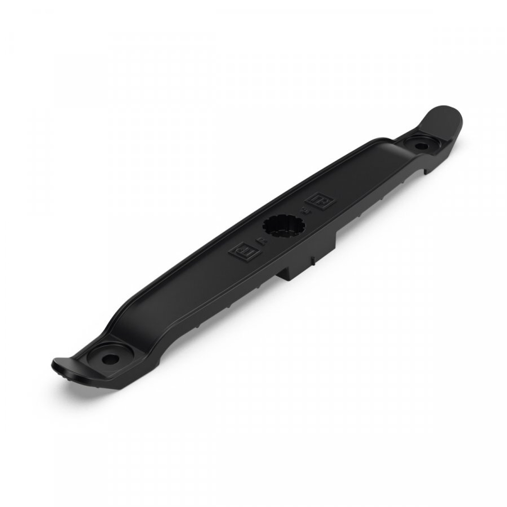 Держатель плоского кабеля двусторонний для прямого монтажа на 8 мест черный (20шт/уп) Промрукав