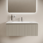 Тумба подвесная SANCOS Code 990х453х400, c одним ящиком оснащенным доводчиками, цвет серая платина , арт. CD100GP