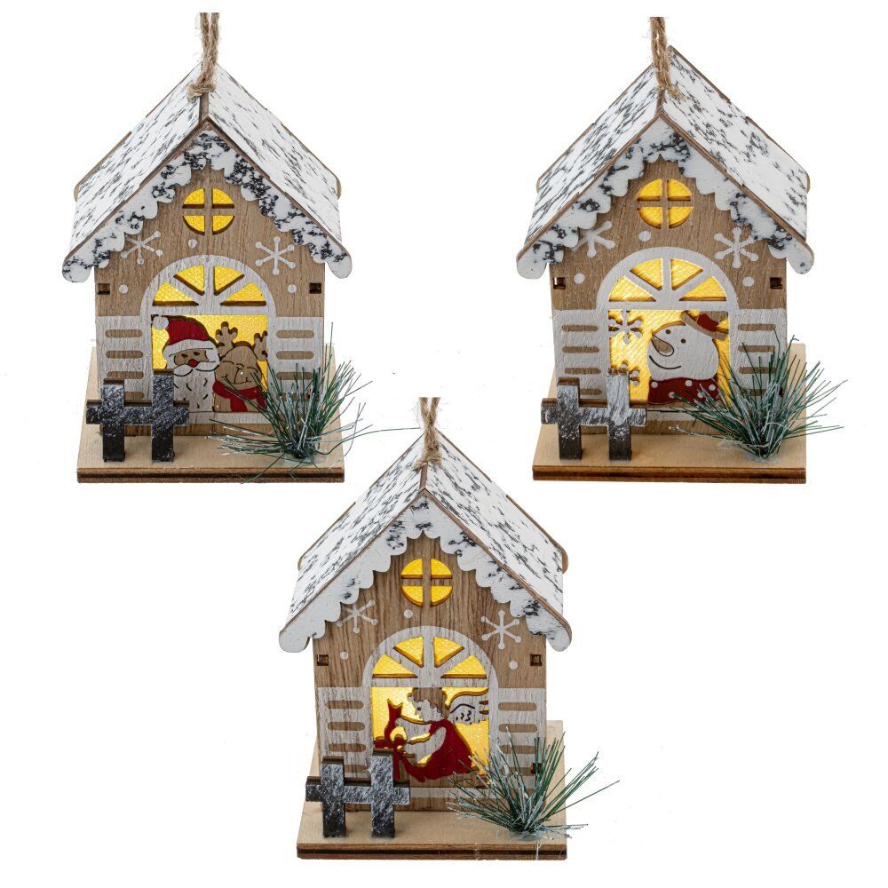 GAEM Изделие декоративное с подсветкой "Домик" (LR54х3), L7,5 W7 H9,5 см, 3в.