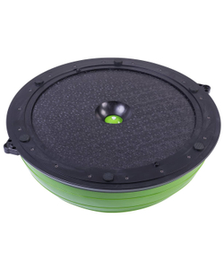 Полусфера "BOSU" GB-501 с эспандерами, с насосом, зеленый