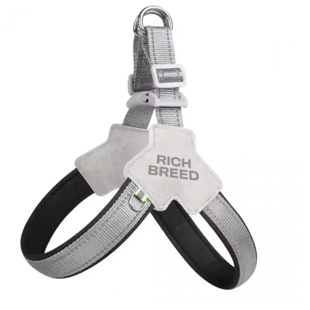 Шлейки amaze размер m (гр.46-56) rich breed ш-25 черный