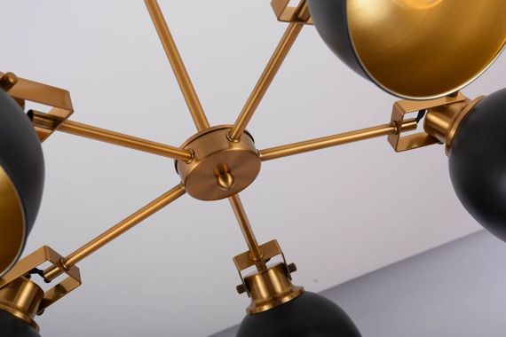 Подвесная люстра Lumina Deco Belmonti LDP D017-5 BK