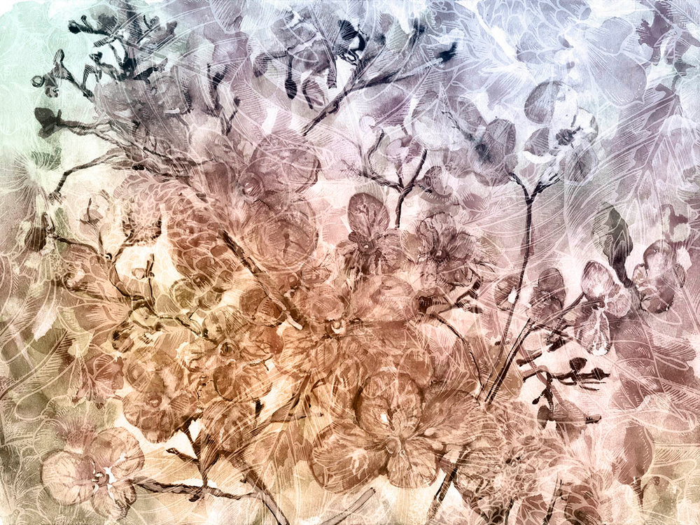 Дизайнерские обои Wall Street Aquarelle