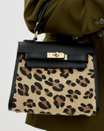 Сумка 680 17 леопард крупный