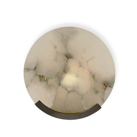 Wall design lamp Melange Round by Kelly Wearstler,  from Visual Comfort (Black)