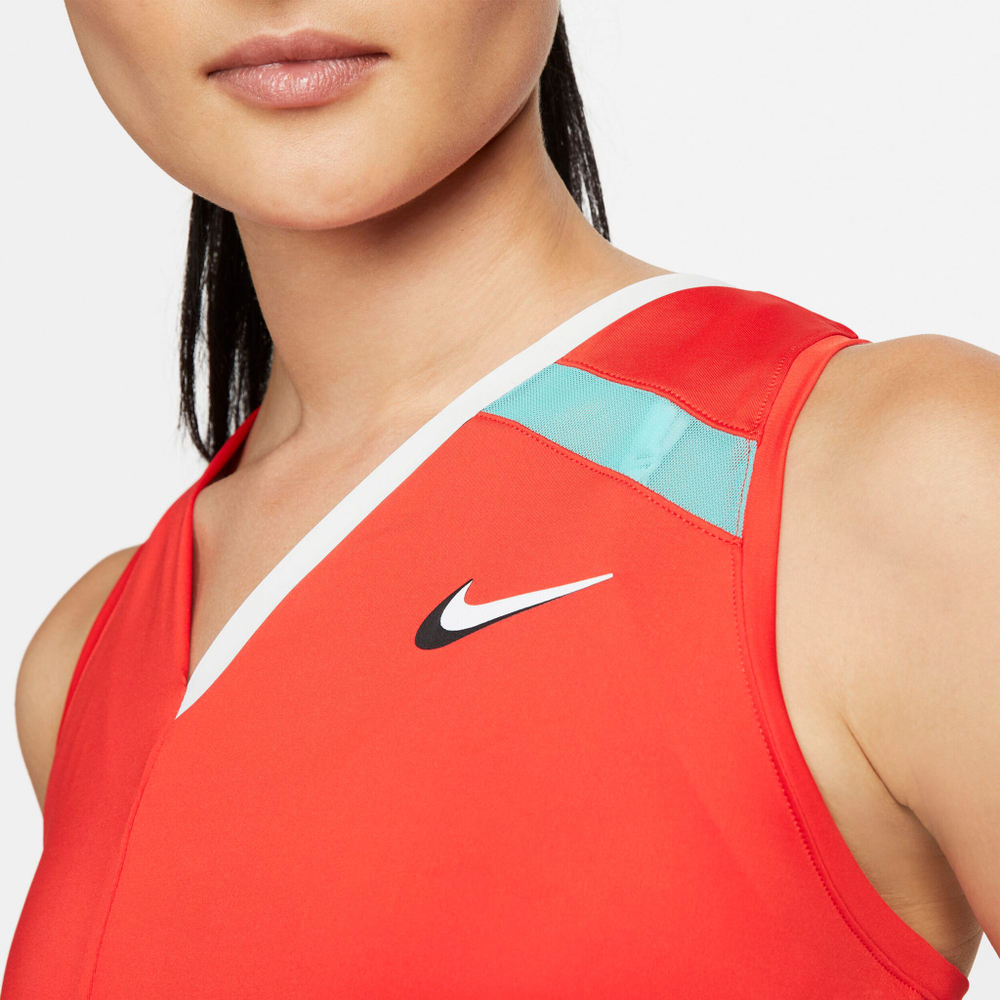 Женская теннисное платье Nike Court Dri-Fit Dress Women - Orange, Red