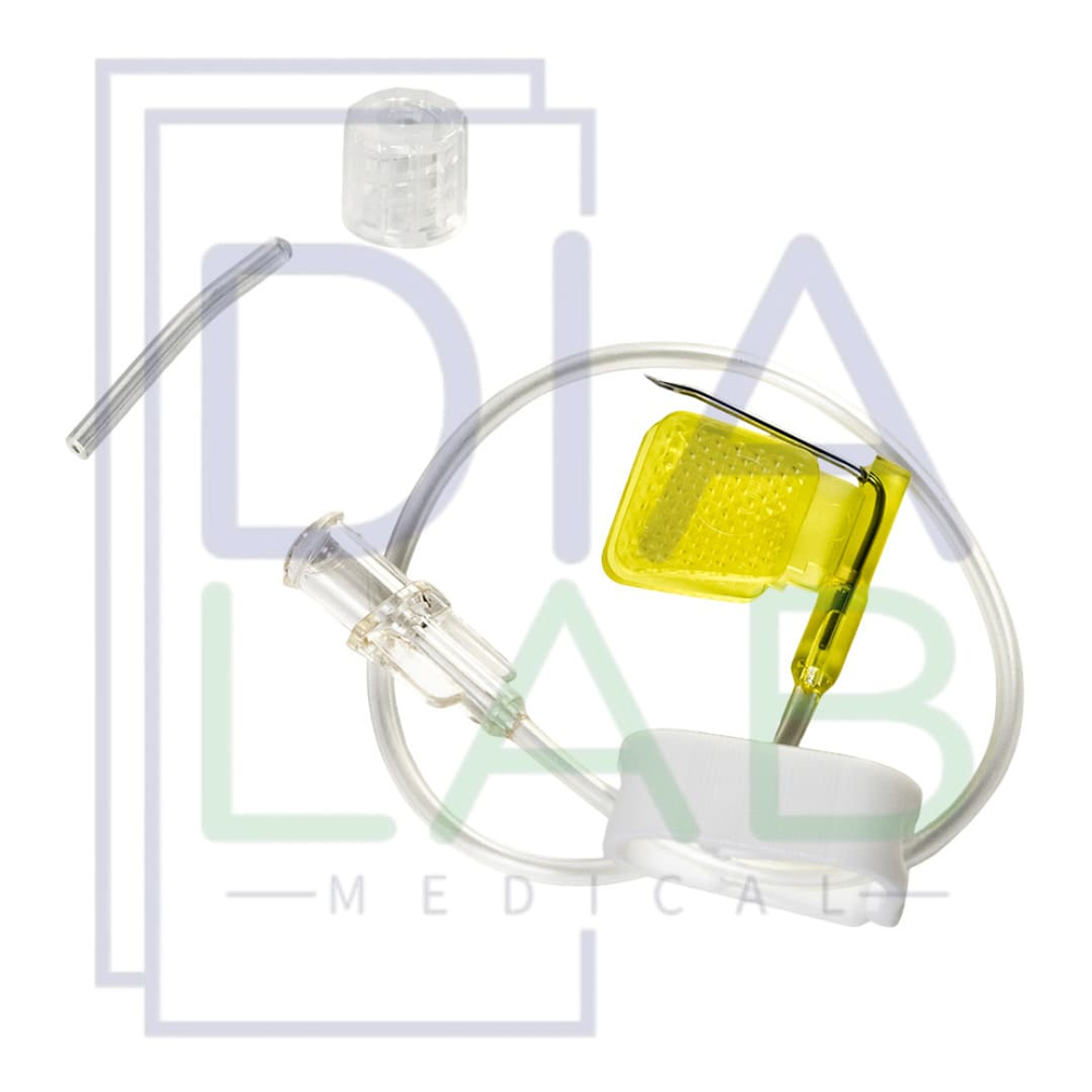 Игла Губера KDL 20G (0,9х20 мм) 5 шт с крыльями и инфузионной линией