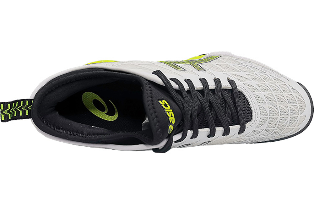 Asics Blast FF 3 Abrasion Resistant Low top Badminton Shoes Men"s White