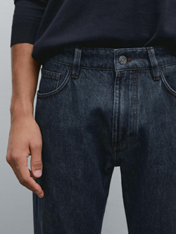 Massimo Dutti Джинсы Slim Fit, глубокий синий