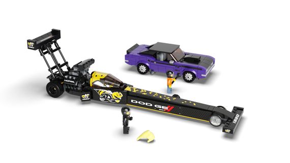 Lego Speed Mopar Dodge//SRT Top Fuel Dragster and 1970 Dodge Challenger T/A