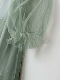 Платье с длинным рукавом и юбкой из фатина "Мелисса"