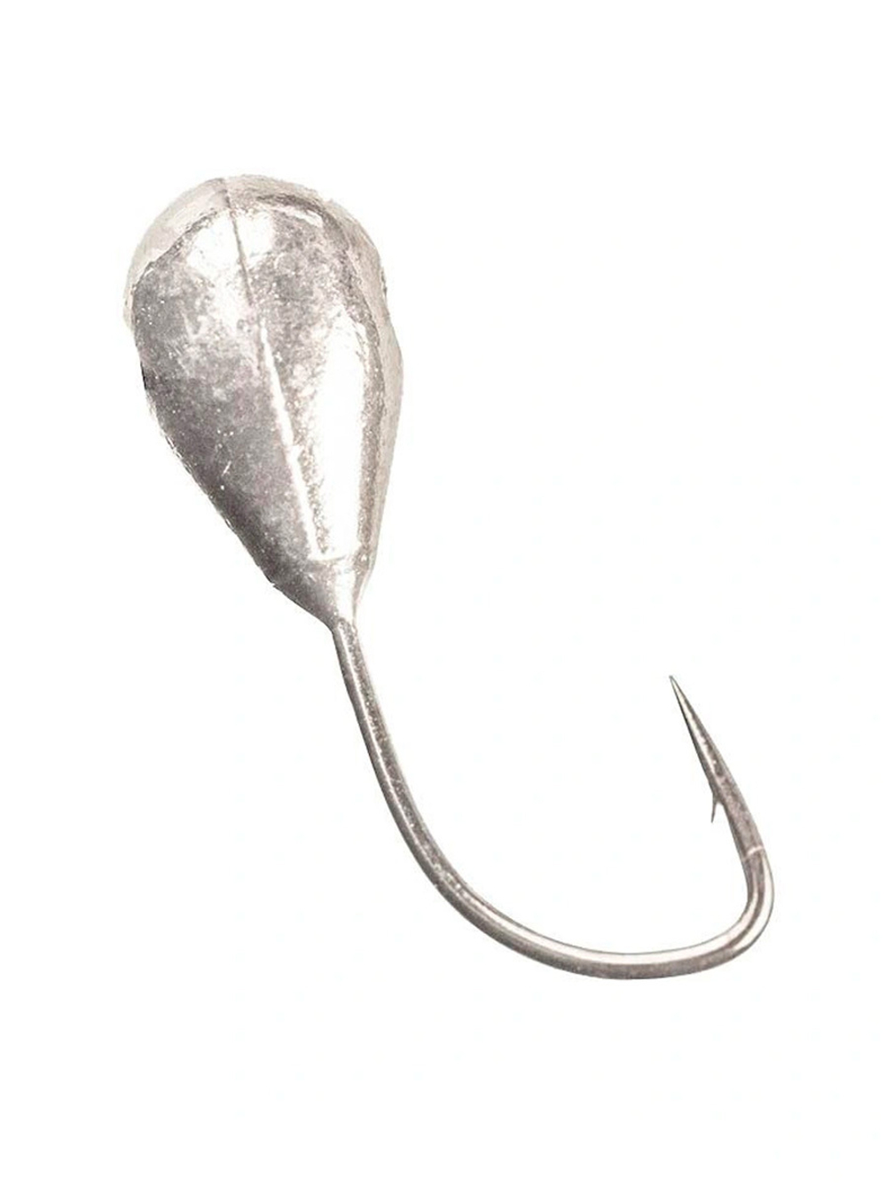 Мормышка Helios вольфрамовая Капля с отверстием граненая 3мм 0,45гр SIL кембрик, камень, подмазка фосфорная (MW-5130ACP-SIL)